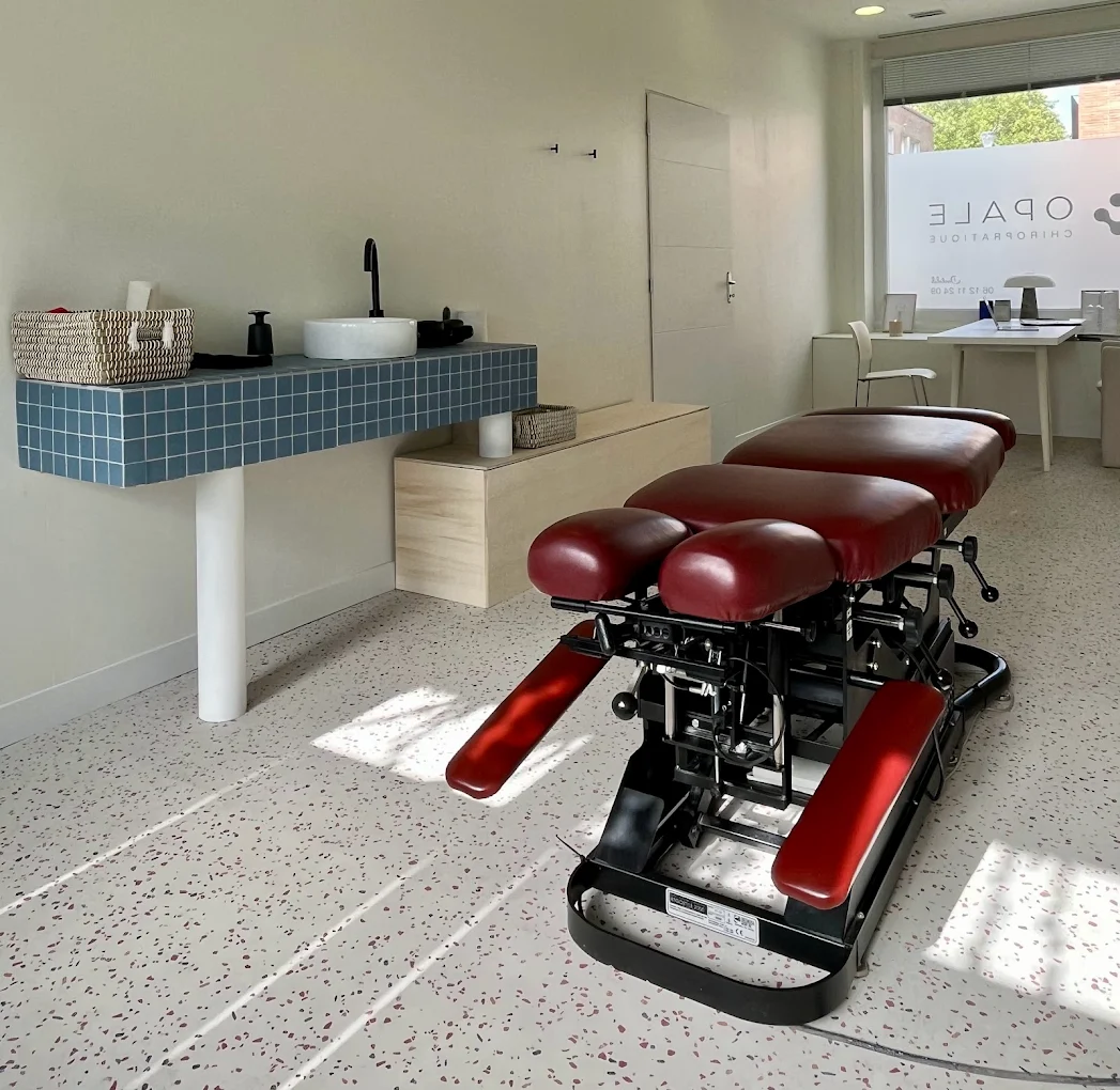 Salle de soins du cabinet Opale Chiropratique